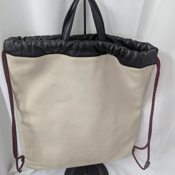 Gucci White Leather Backpack main image 5